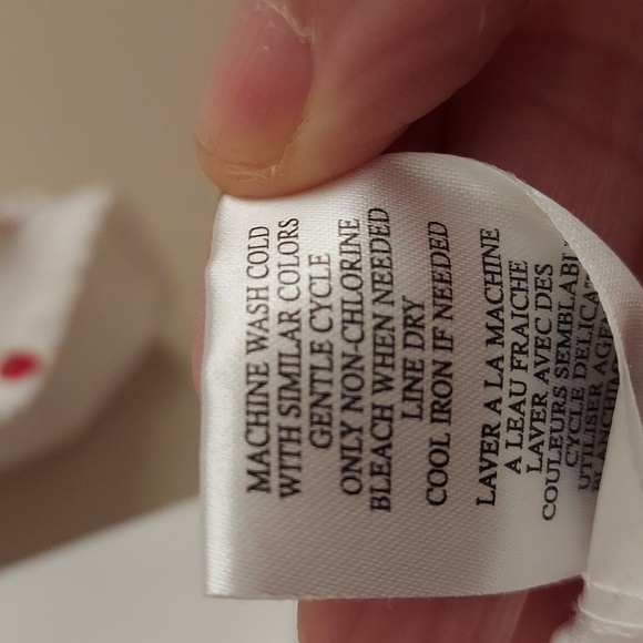 COMO VINTAGE Short Sleeve VNeck Cherry Print Pullover Top - Picture 10 of 10